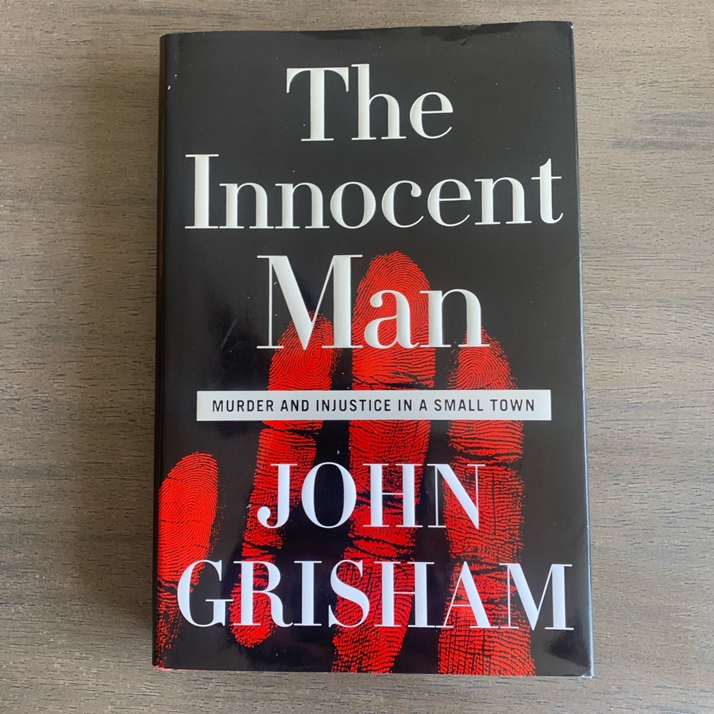 The Innocent Man Hardcover Book - first print of book from Netflix documentary